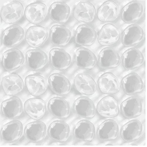 Close up image of bubble wrap